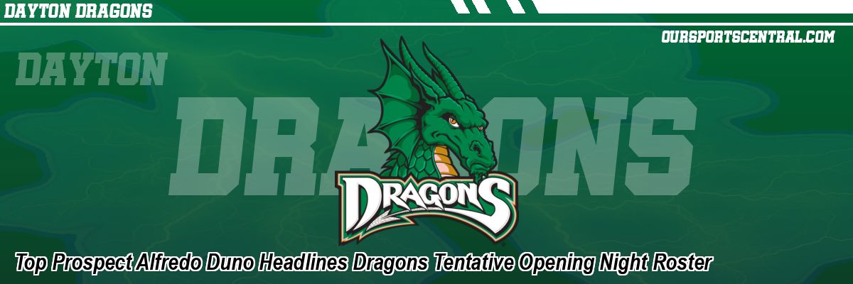 Top Prospect Alfredo Duno Headlines Dragons Tentative Opening Night Roster