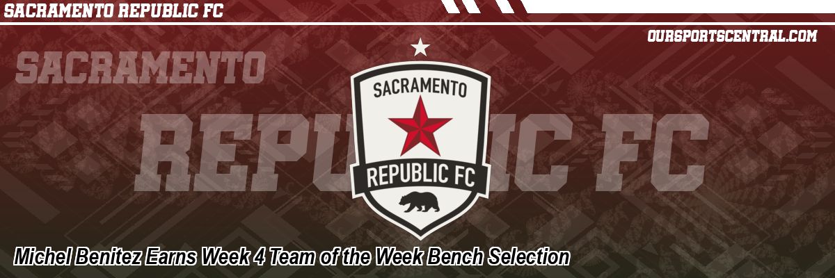 Michel Benitez Earns Week 4 Team of the Week Bench Selection