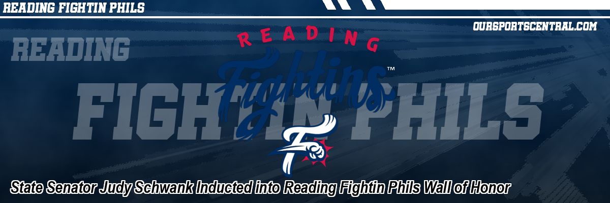 State Senator Judy Schwank Inducted into Reading Fightin Phils Wall of Honor