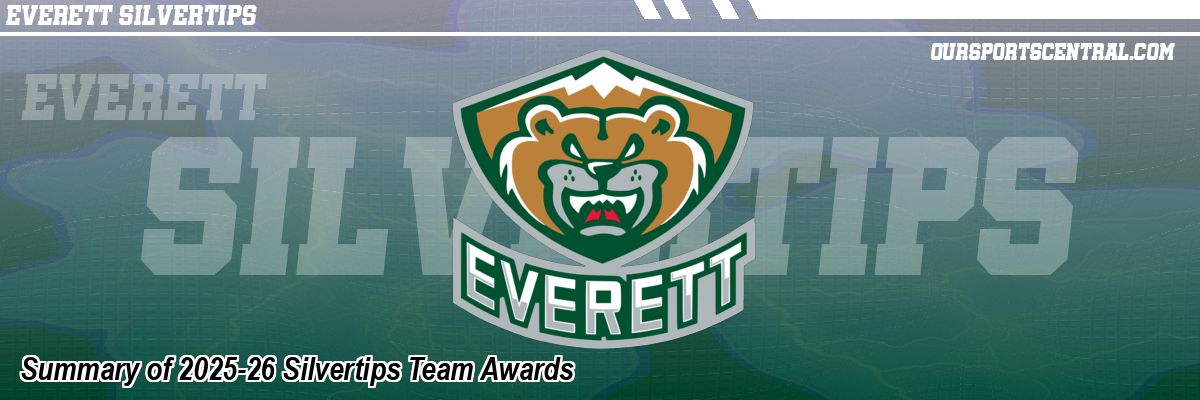 Summary of 2025-26 Silvertips Team Awards