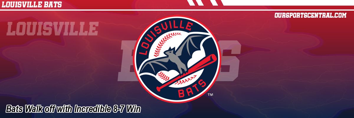 Bats Walk off with Incredible 8-7 Win