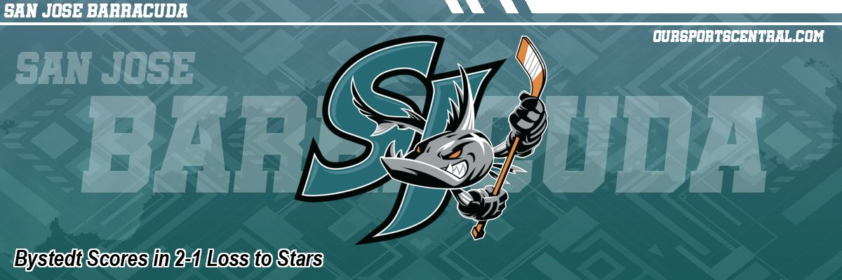 Bystedt Scores in 2-1 Loss to Stars
