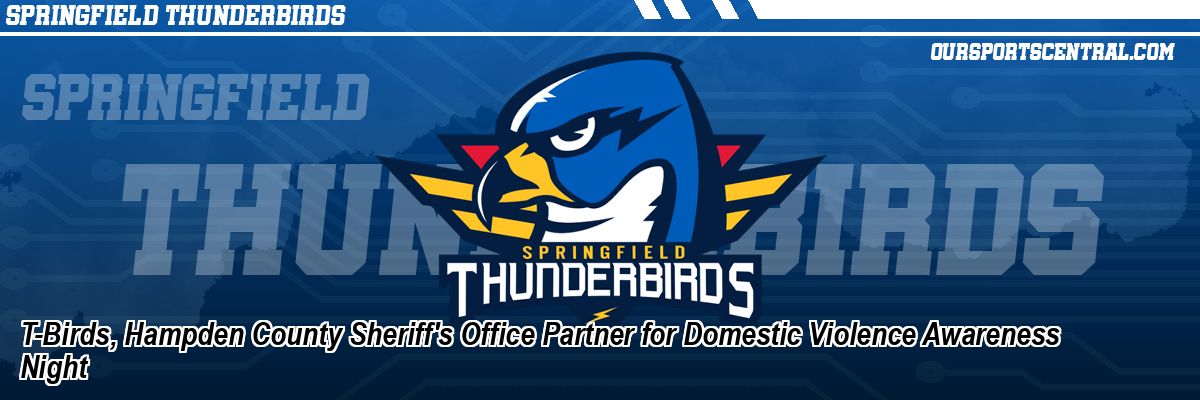 T-Birds, Hampden County Sheriff's Office Partner for Domestic Violence Awareness Night
