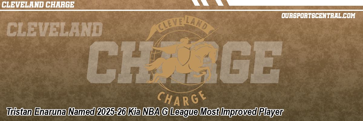 Tristan Enaruna Named 2025-26 Kia NBA G League Most Improved Player