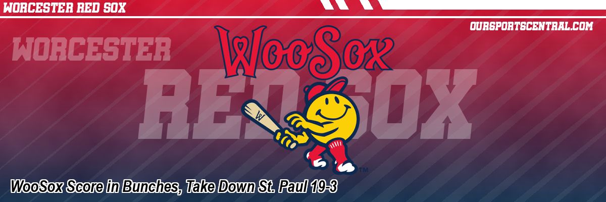 WooSox Score in Bunches, Take Down St. Paul 19-3