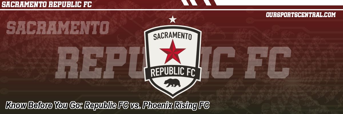 Know Before You Go: Republic FC vs. Phoenix Rising FC
