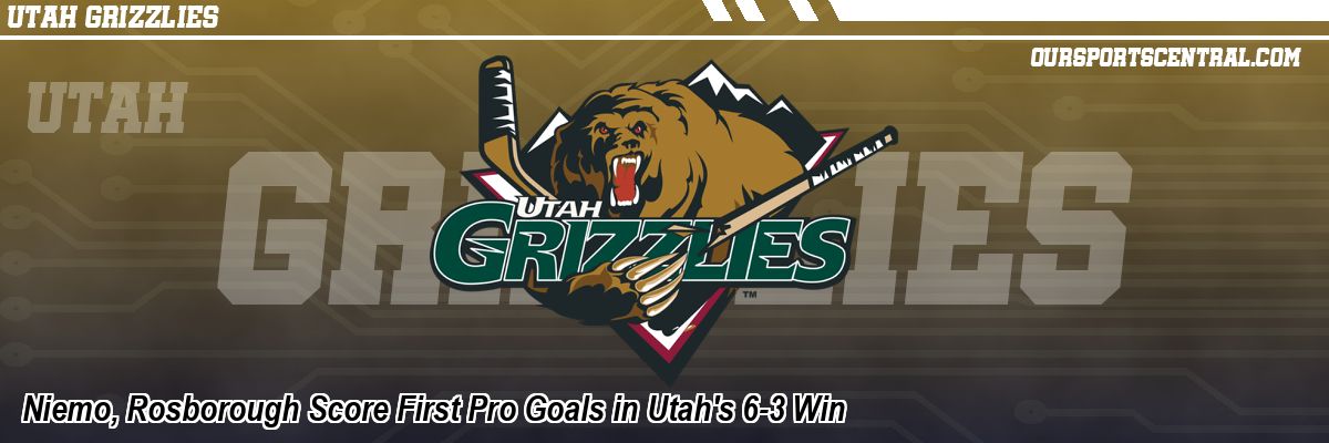 Niemo, Rosborough Score First Pro Goals in Utah's 6-3 Win