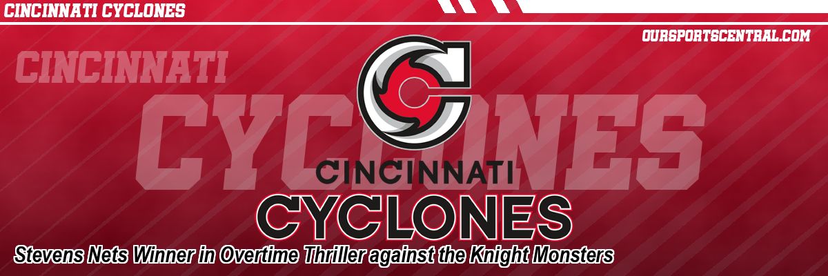 Stevens Nets Winner in Overtime Thriller against the Knight Monsters