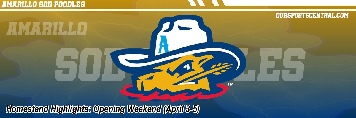 Homestand Highlights: Opening Weekend (April 3-5)
