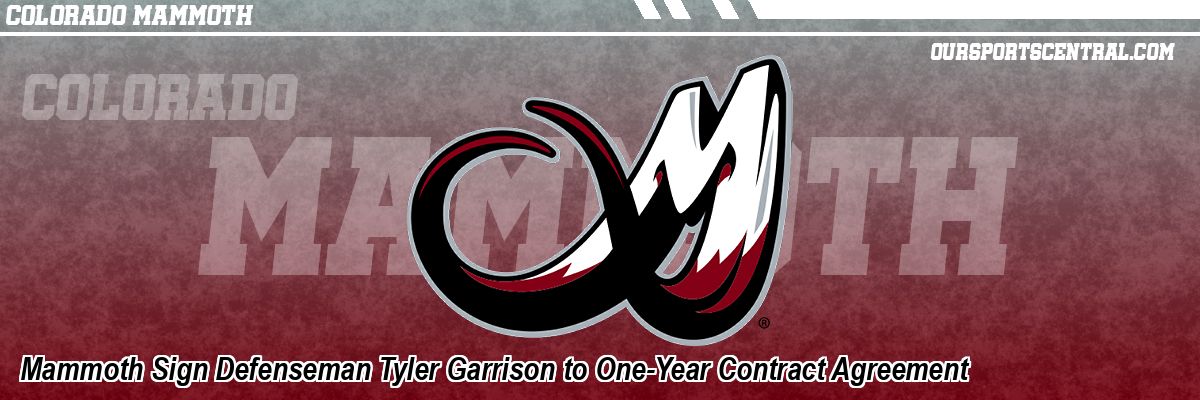 Mammoth Sign Defenseman Tyler Garrison to One-Year Contract Agreement