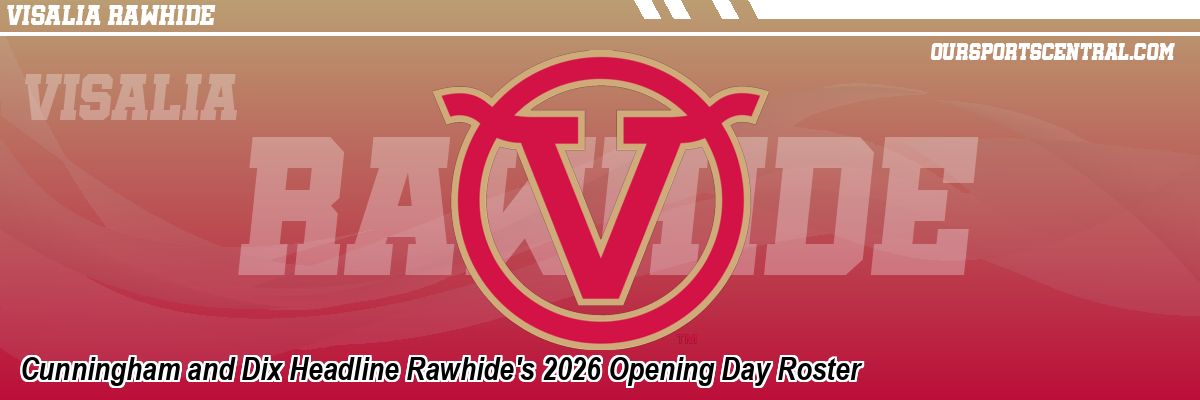 Cunningham and Dix Headline Rawhide's 2026 Opening Day Roster