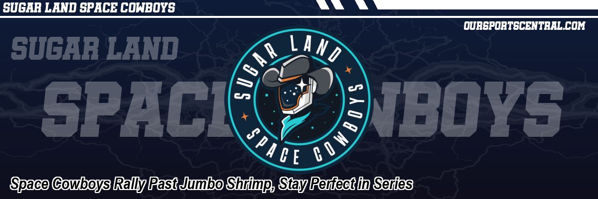 Space Cowboys Rally Past Jumbo Shrimp, Stay Perfect in Series