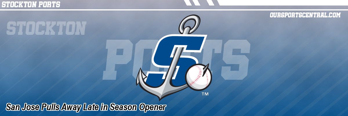 San Jose Pulls Away Late in Season Opener