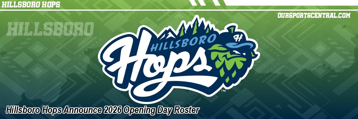 Hillsboro Hops Announce 2026 Opening Day Roster