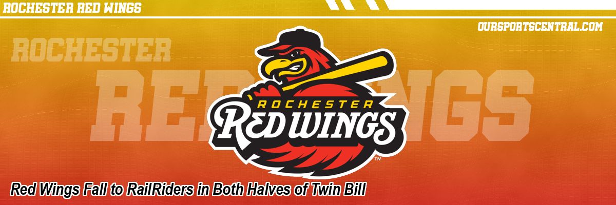 Red Wings Fall to RailRiders in Both Halves of Twin Bill