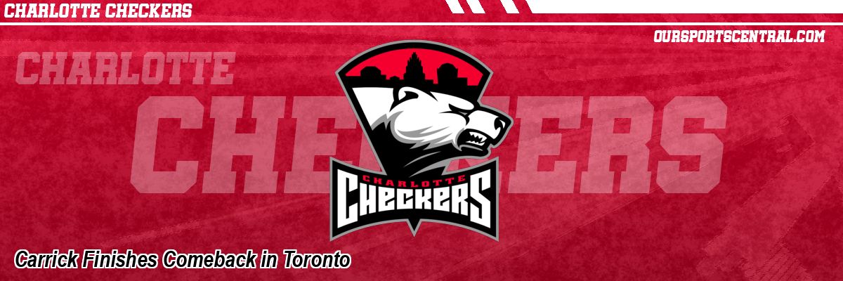 Carrick Finishes Comeback in Toronto