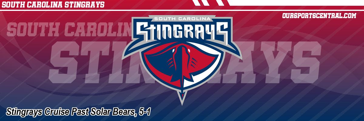 Stingrays Cruise Past Solar Bears, 5-1