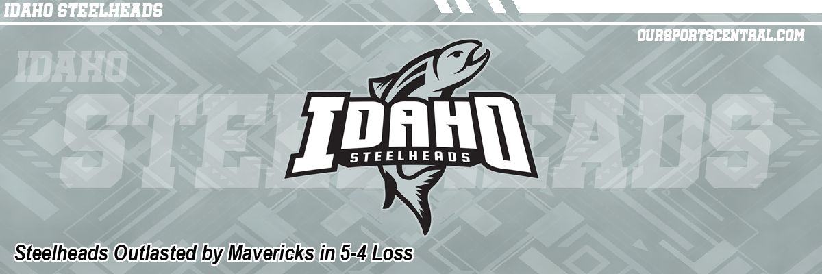 Steelheads Outlasted by Mavericks in 5-4 Loss