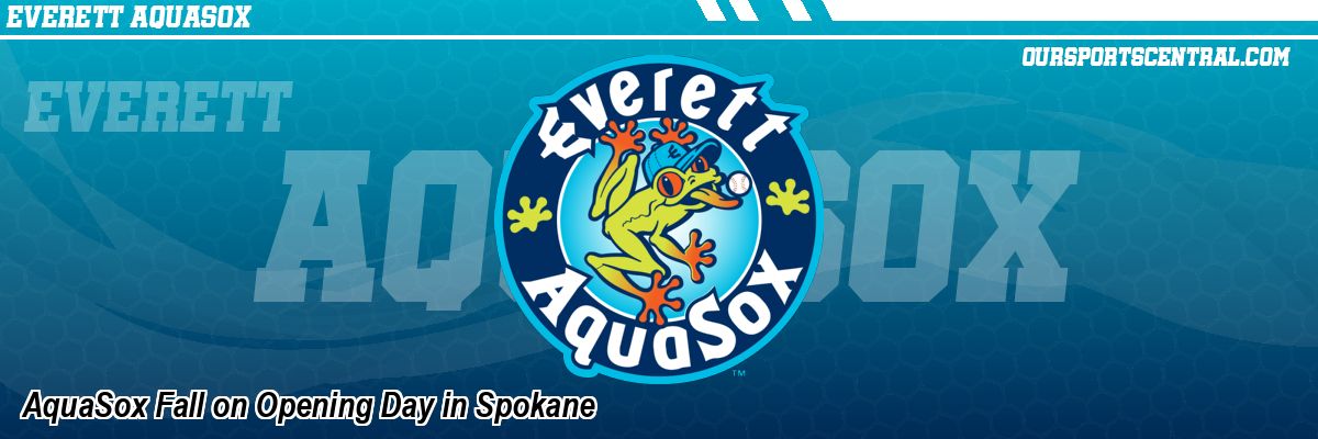 AquaSox Fall on Opening Day in Spokane