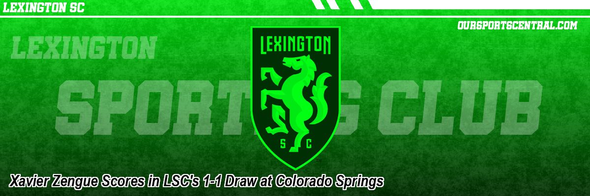 Xavier Zengue Scores in LSC's 1-1 Draw at Colorado Springs
