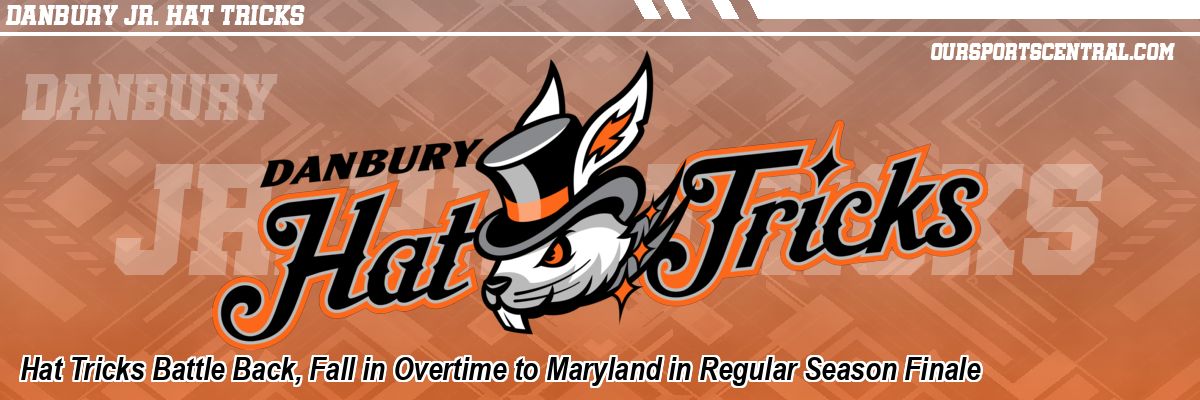 Hat Tricks Battle Back, Fall in Overtime to Maryland in Regular Season Finale