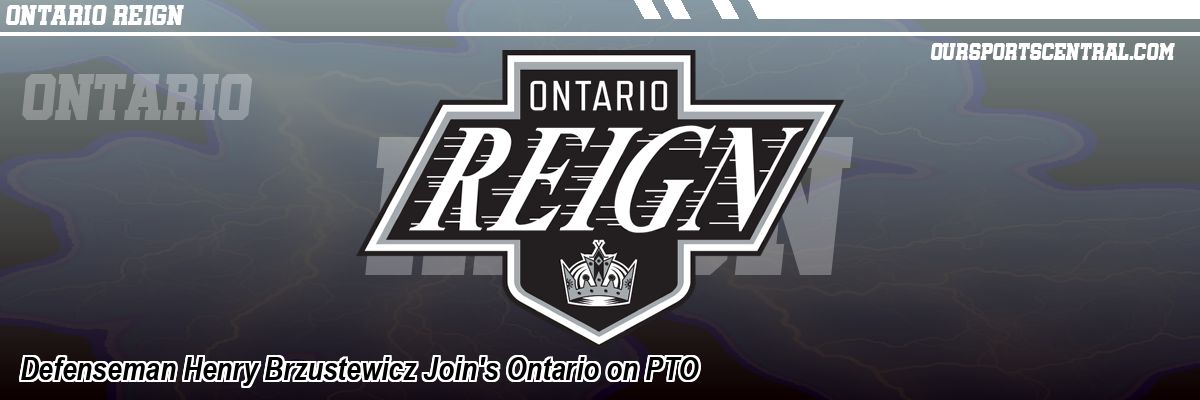 Defenseman Henry Brzustewicz Join's Ontario on PTO