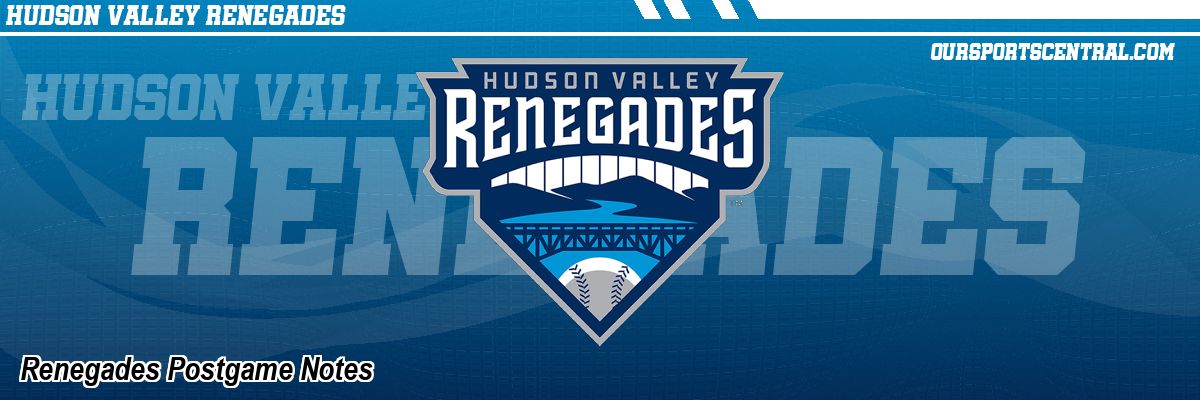 Renegades Postgame Notes