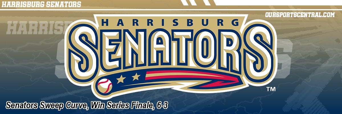 Senators Sweep Curve, Win Series Finale, 6-3