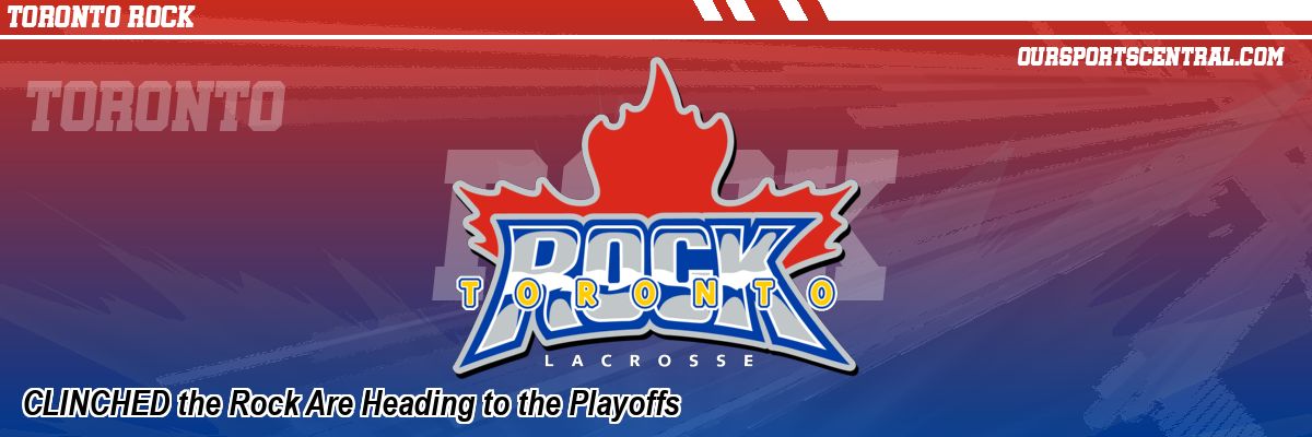 CLINCHED the Rock Are Heading to the Playoffs