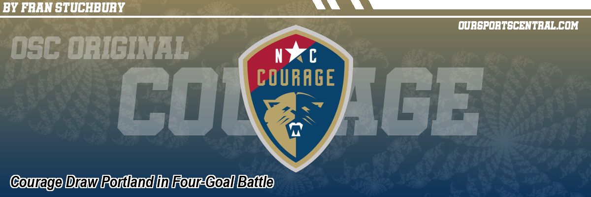 Courage Draw Portland in Four-Goal Battle