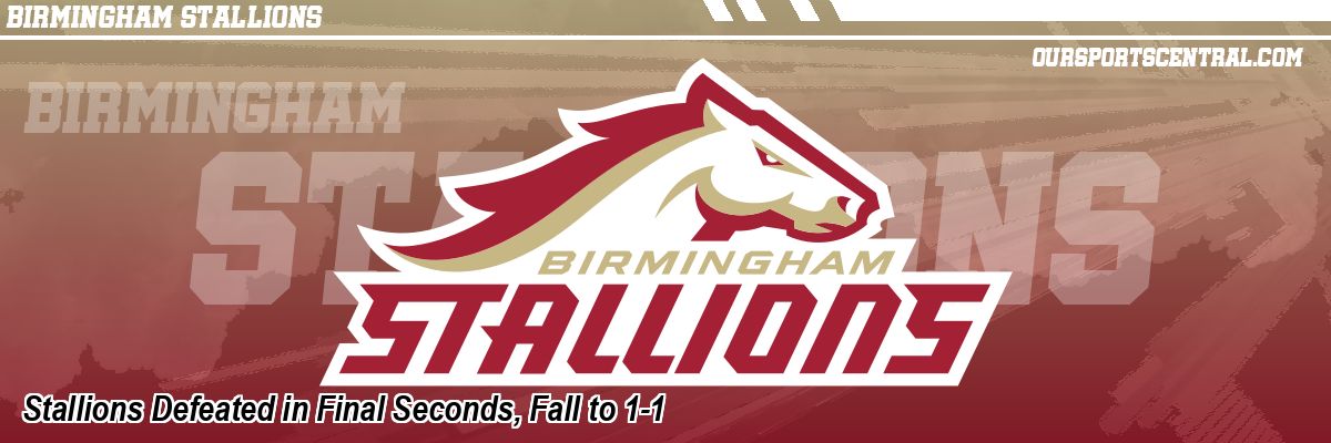 Stallions Defeated in Final Seconds, Fall to 1-1