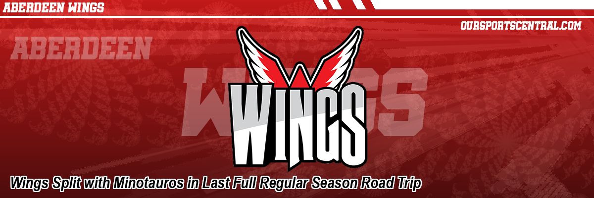Wings Split with Minotauros in Last Full Regular Season Road Trip