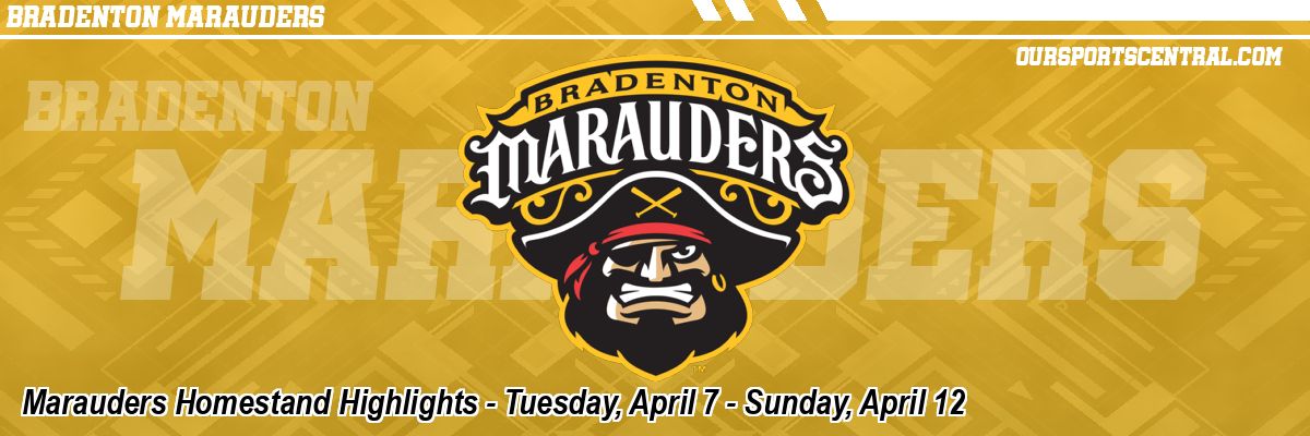 Marauders Homestand Highlights - Tuesday, April 7 - Sunday, April 12