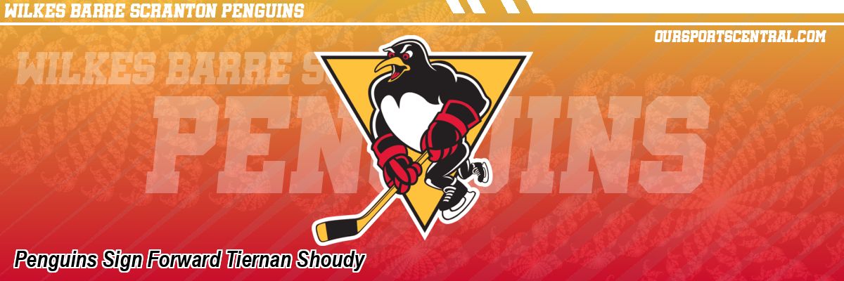 Penguins Sign Forward Tiernan Shoudy