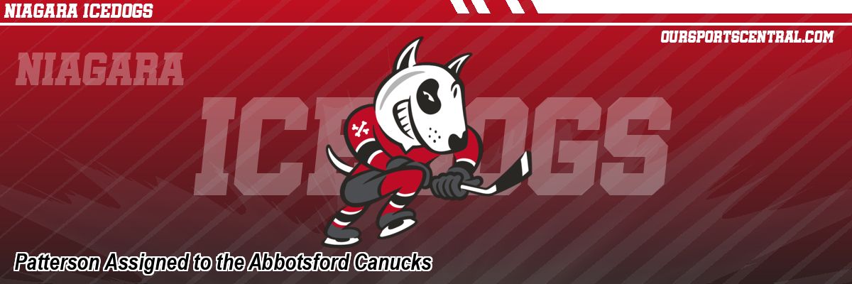 Patterson Assigned to the Abbotsford Canucks