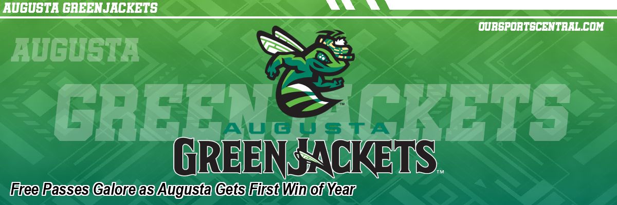 Free Passes Galore as Augusta Gets First Win of Year