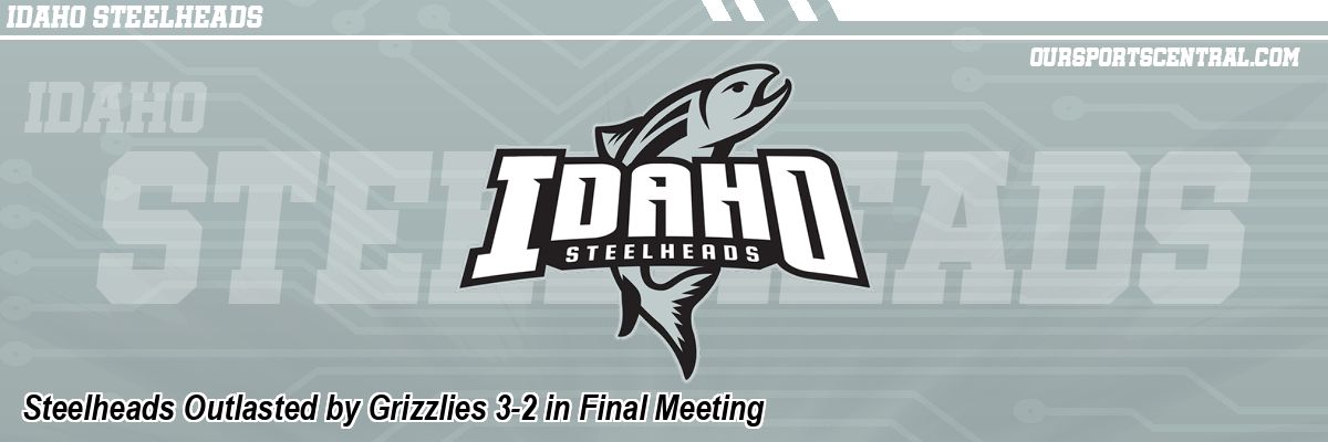 Steelheads Outlasted by Grizzlies 3-2 in Final Meeting