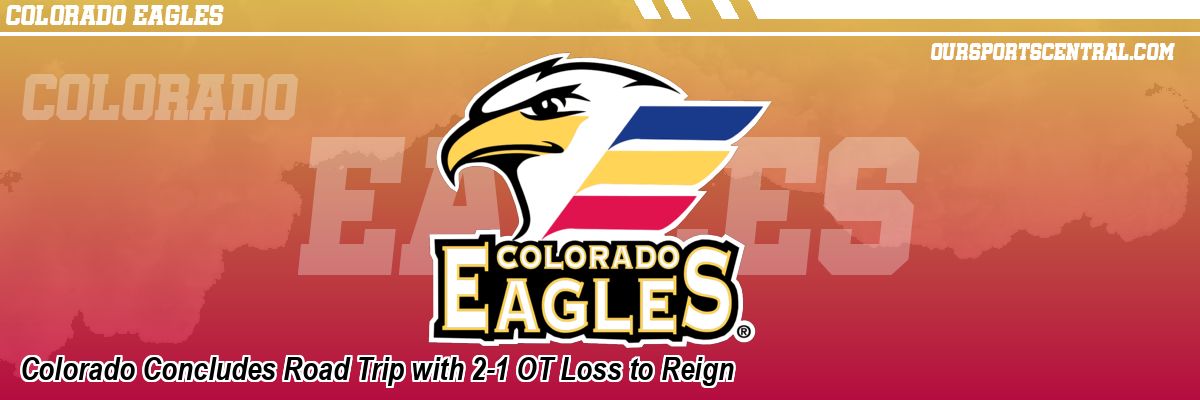 Colorado Concludes Road Trip with 2-1 OT Loss to Reign