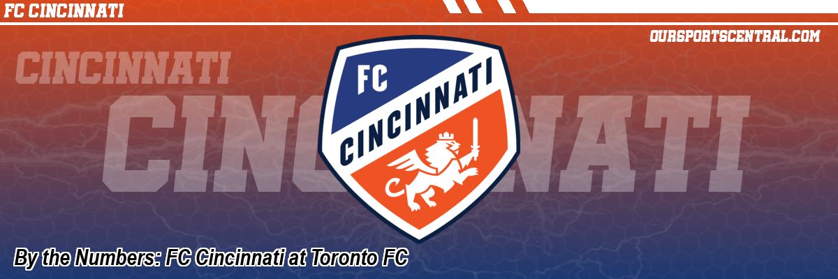 By the Numbers: FC Cincinnati at Toronto FC