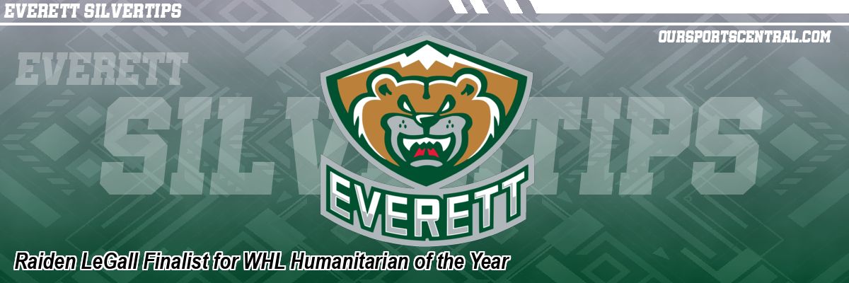 Raiden LeGall Finalist for WHL Humanitarian of the Year
