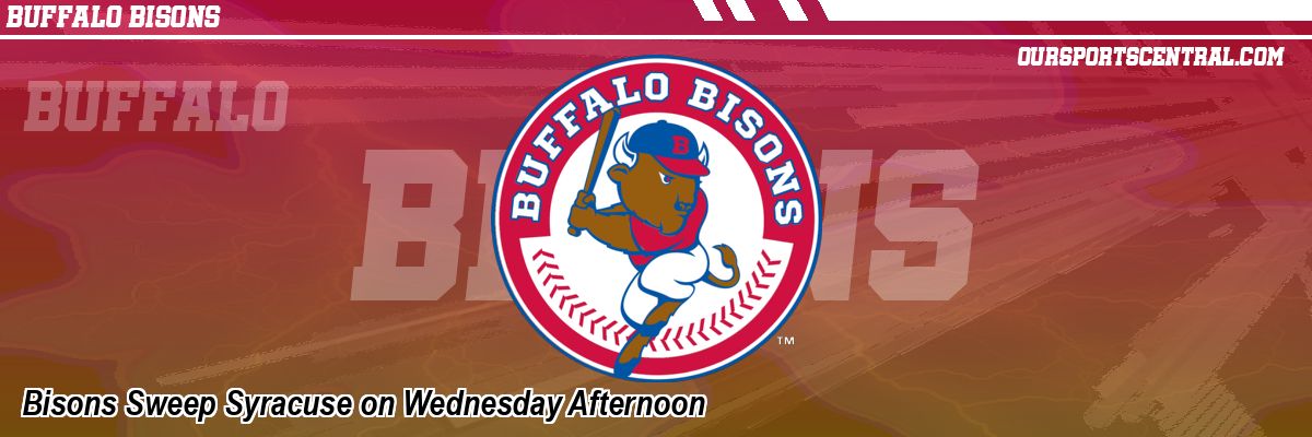 Bisons Sweep Syracuse on Wednesday Afternoon