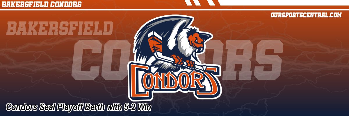 Condors Seal Playoff Berth with 5-2 Win