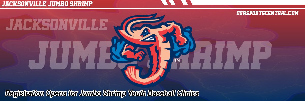 Registration Opens for Jumbo Shrimp Youth Baseball Clinics