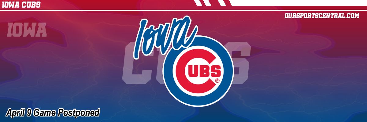 April 9 Game Postponed