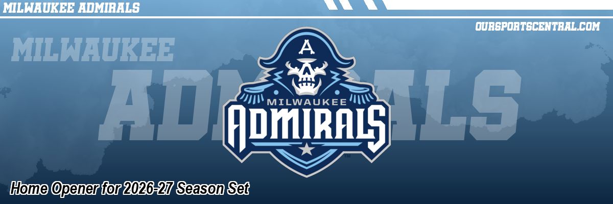 Home Opener for 2026-27 Season Set