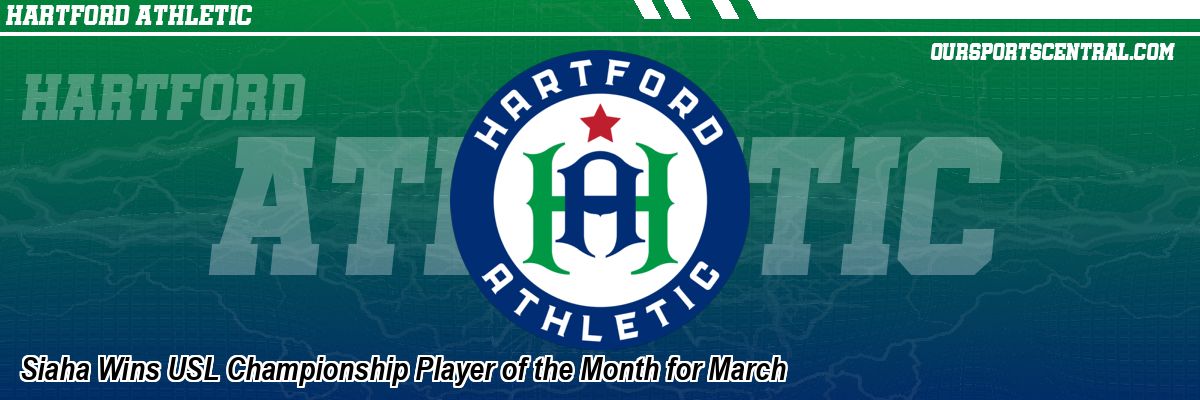 Siaha Wins USL Championship Player of the Month for March