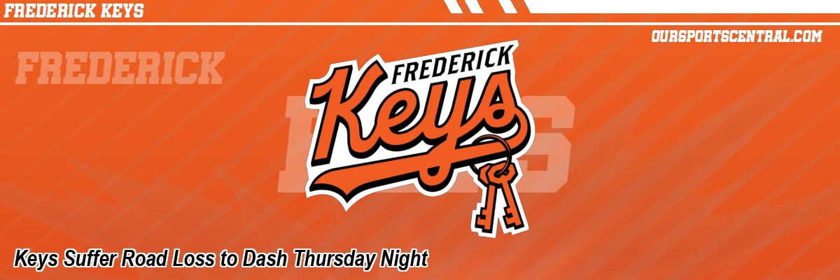 Keys Suffer Road Loss to Dash Thursday Night