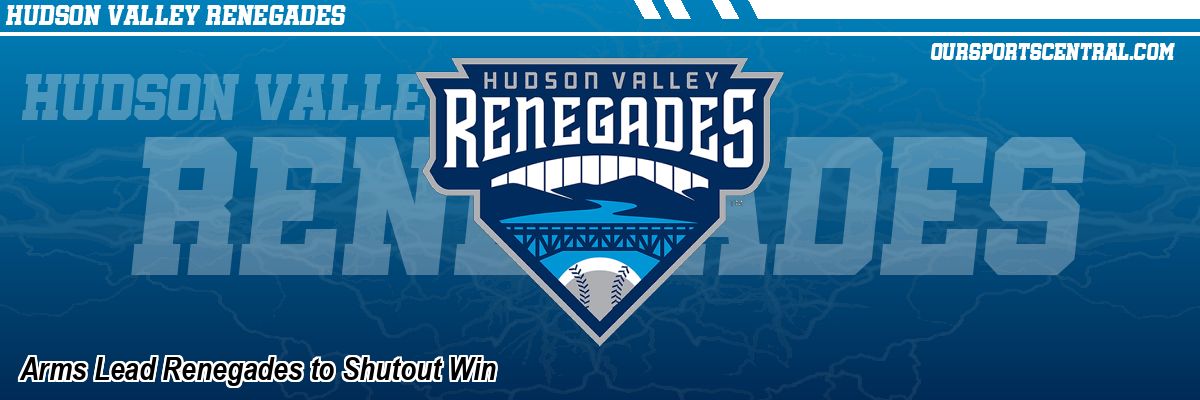 Arms Lead Renegades to Shutout Win