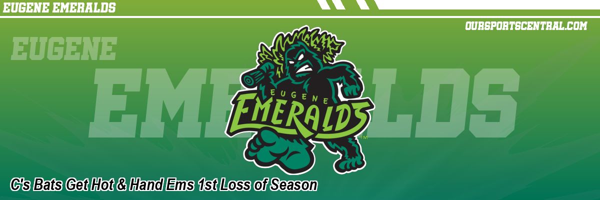 C's Bats Get Hot & Hand Ems 1st Loss of Season