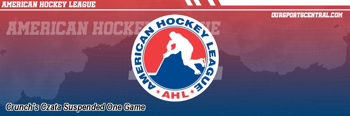 Crunch's Czata Suspended One Game